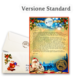 lettera versione Standard - contenuto